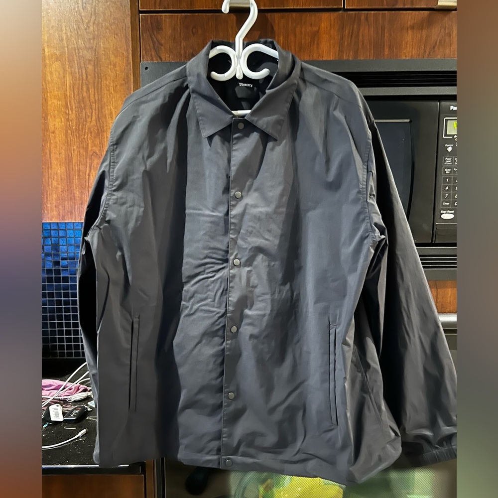 Theory Authentic Coach Jacket - XL - regular fit - dark navy